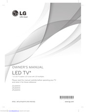 LG 24LB4510-PU Owner's Manual