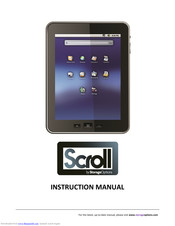 Storage Options Scroll Instruction Manual