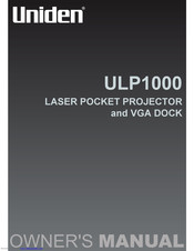 Uniden ULP1000 Owner's Manual