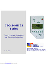 SCI CEO-24-HC22 Series Owner's Manual