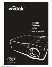 Vivitek DW6030 Series User Manual