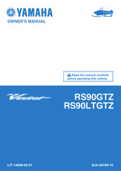Yamaha Vector RS90LTGTZ Owner's Manual