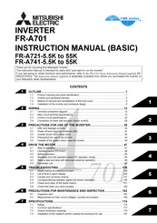 Mitsubishi Electric FR-A741-11K Instrucion Manual