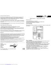 Trojan Telecom NRX EVoIP 1 Quick Start Manual