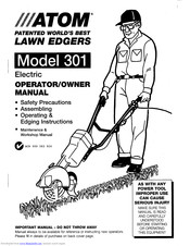 ATOM 301 Operator Owner's Manual