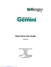 Trilogy Communications Gemini User Manual
