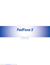 Asus PadFone X Manual