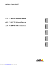 Axis P3346-VE Installation Manual