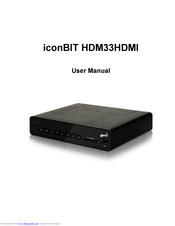 IconBiT HDM33HDMI User Manual
