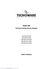 Tecnoware EVO TM 6.0 User Manual