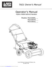 Lawn Solutions TA2106BS Series Owner's Manual