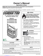 Quadra-Fire MTVERNINSAE-PM Owner's Manual