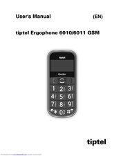 Tiptel Ergophone 6010 User Manual