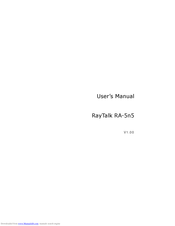 RayTalk RA-5n5 User Manual