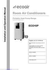 Ecoair ECO15P Installation And Operation Manual