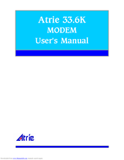 Atrie 336RE User Manual
