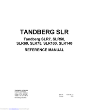 TANDBERG SLR100 Reference Manual