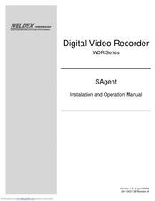 Weldex WDR-4012 Installation And Operation Manual