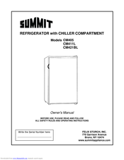Summit CM421BL Owner's Manual