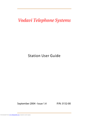 Vodavi Station User Manual