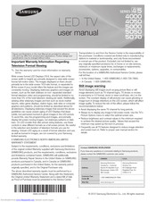 Samsung UH50EH5000 User Manual
