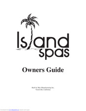 May Manufacturing Island spas Owner's Manual