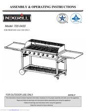 Nexgrill 720-0433 Assembly & Operating Instructions