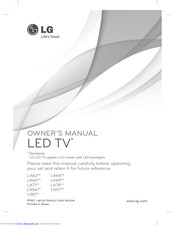 LG LN56 Series Owner's Manual