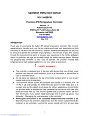 Auber WS-1500EBPM Operation Instruction Manual