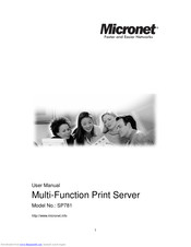micronet SP781 User Manual