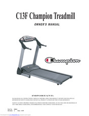 Champion C13F Owner's Manual