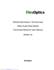 FlexOptic FBVAD1000 Series User Manual
