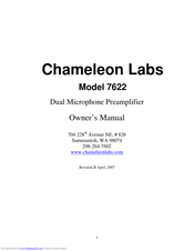 Chameleon Labs 7622 Owner's Manual