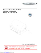 GLEN CANYON 720-0152-LP Use And Care Manual