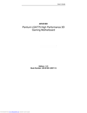 Acrosser Technology AR-B1991 User Manual