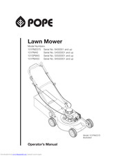 Pope 101SPM45 Operator's Manual