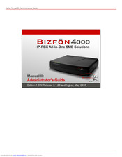 Bizfon 4000 Administrator's Manual
