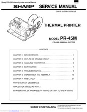 Sharp PR-45M Servi