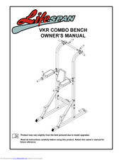 LifeSpan VKR Combo Owner's Manual