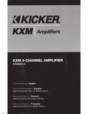 Kicker KXM400.4 Owner's Manual