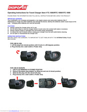 DigiPower TC-1000 Operating Instructions