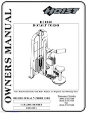 Hoist Fitness HS1350 Owner's Manual
