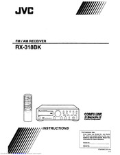 JVC RX-318BK Instructions Manual