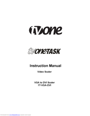 Tv One 1T-VGA-DVI Instruction Manual