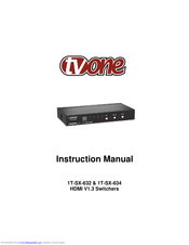 TV one 1T-SX-632 Instruction Manual
