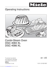 Miele DGC 4084 XL Operating Instructions Manual