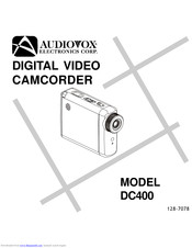 Audiovox DC400 User Manual