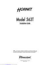 Directed Electronics Hornet 563T Installation Manual