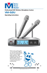 Better Music Builder VM-52U Operating Instructions Manual