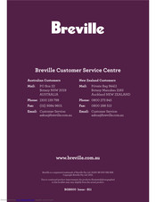 Breville Dual Burner BGR600 Instruction Booklet